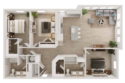 C1.1 Floor Plan at Livano Prosper, Prosper Texas  